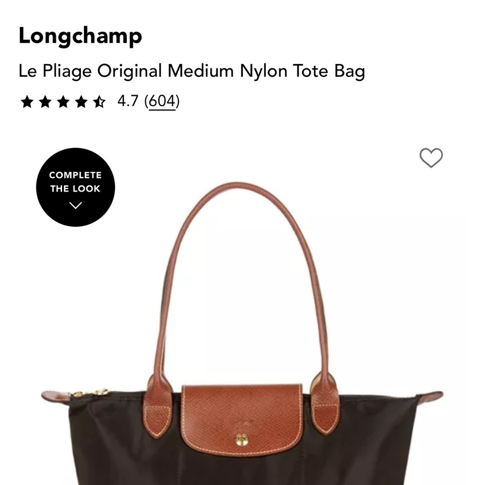 Longchamp Le Pliage Original Medium Nylon Tote Bag